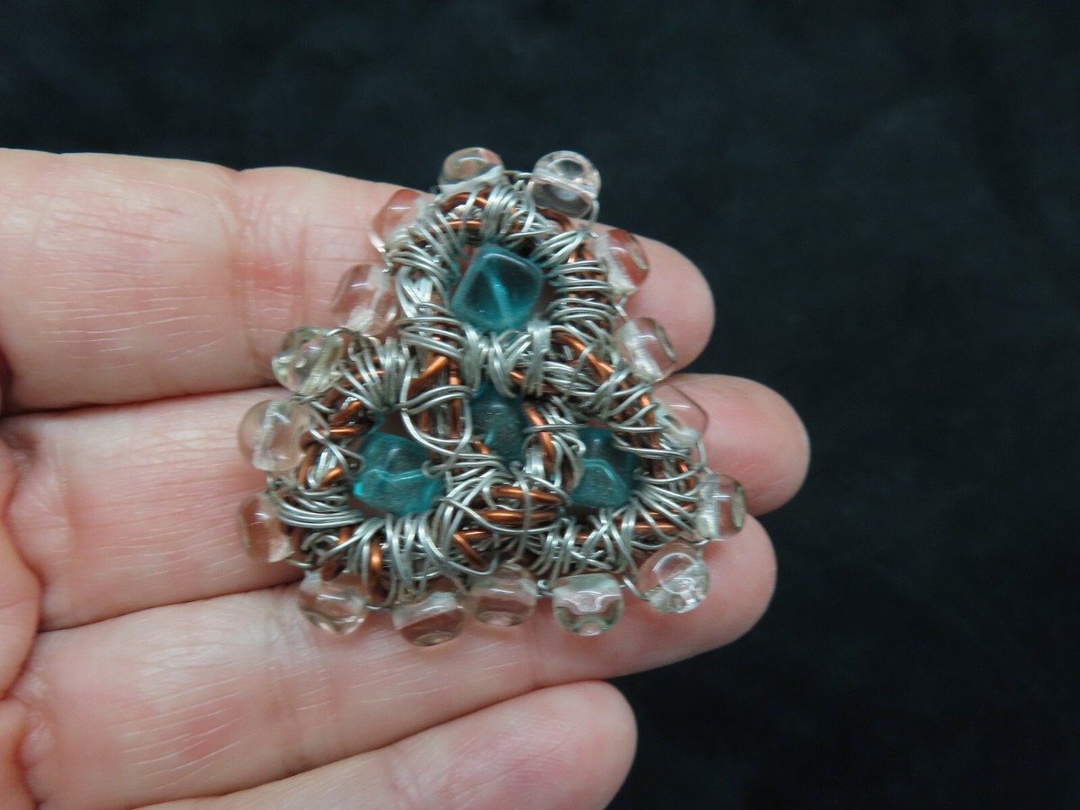 Vintage WWII Sweetheart Jewelry ELECTRICAL WIRE & Beads HANDMADE 