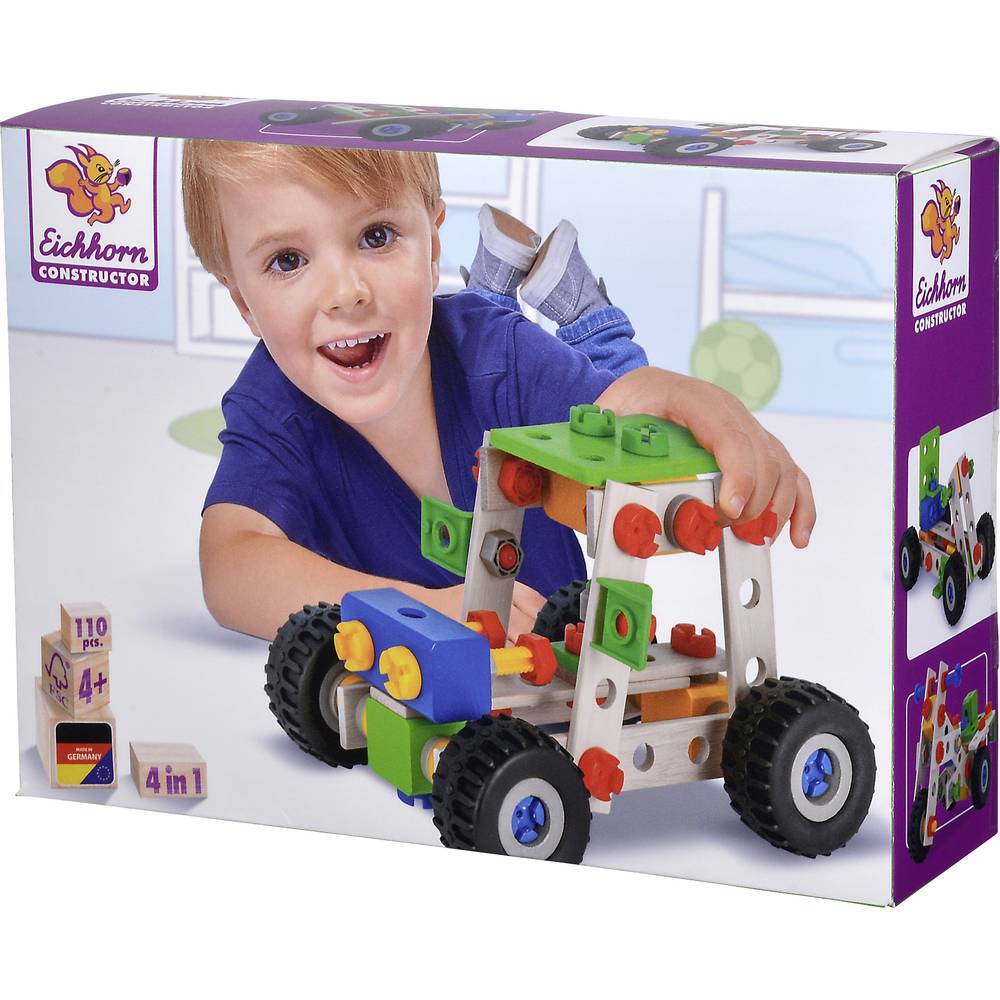 Конструктор Eichhorn Bauteilset Количество моделей: 100 Количество моделей: 4