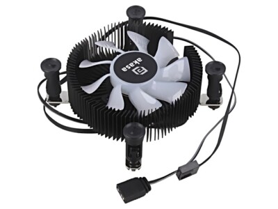 AK-CC6615BP01 Radiator: geprägt 12VDC Aluminium,Kupfer 47,2m3/h H: 29,92mm Akasa