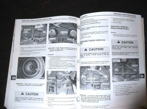 JOHN DEERE GS25 GS30 GS45 GS75 COMMERCIAL WALK BEHIND MOWERS TECHNICAL MANUAL - Picture 4 of 5