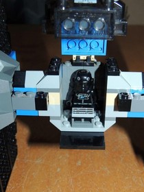 2005 Lego Star Wars 7263 Tie Fighter with Light Up Vader 100% complete manual