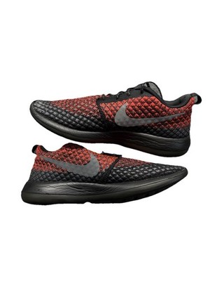 Nike Mens Roshe Two Flyknit 365 Running Shoes 859535-600 Black Red 2016 Size 13