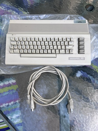 Vintage Commodore 64 Personal Computer Console Untested Parts Gaming