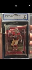 Panini 2021 Clearly Donruss Trey Lance #54 Rated Rookie ISA 9 49ers
