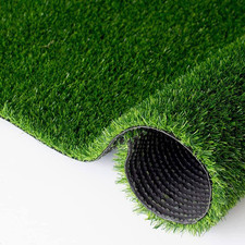 Realistic 3 Ft. X 15 Ft. Green Artificial Grass Turf