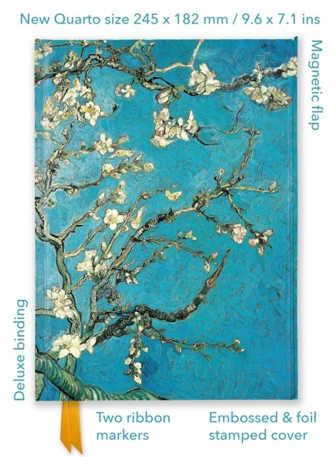 Vincent van Gogh: Almond Blossom (Foiled Quarto Journal) (Notebook / blank book)