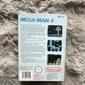 Nintendo Mega Man 4 Nintendo NES PAL 1992 avec bo&icirc;te et manuel