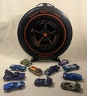 Vintage Redline Hot Wheels 11 cars with Case  -Deora anodized chassis-Hot Heap -