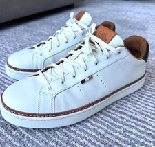 Allen Edmonds - Men's White Leather Sneakers - Size 10 3E - Shoes