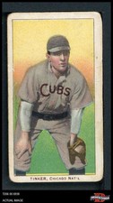 1909 T206 Joe Tinker Hands on Knees Cubs HOF VARIATION 1.5 - FAIR