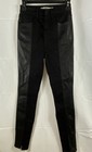 Hudson Women's Black Coated High Rise Side Panel Skinny Jeans Sz 25 NWT — photo 1