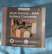 AAA Battery converter/eliminator, multiple devices, Everlasting Glow 93974