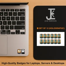 Linux Distro Case Badge Sticker – OEM & Custom Decals for PC, Laptops & Servers
