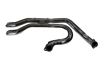 Hard-Krome Suzuki Boulevard M109R VRTX Twin Exhaust 48-6070 | eBay