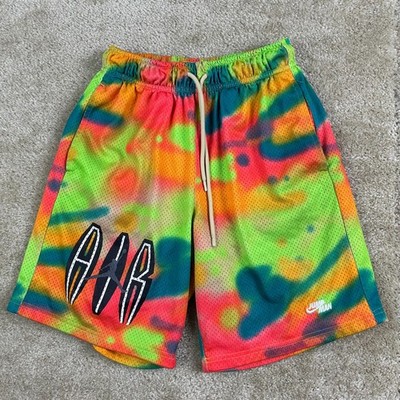 Nike Jordan Flight MVP Mens Shorts small Multi Spray Print DQ8024-252