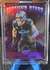 2025 Panini Certified - Certified Stars Aidan Hutchinson #CST-AHN Mirror Purple