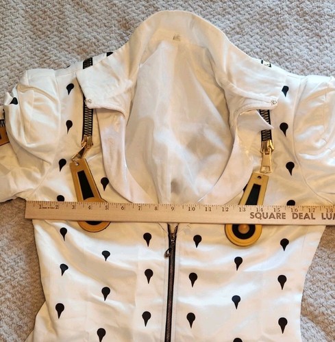Bruno Anime Cosplay Costume White Suit Top Pants Outfit Elvis Michael Jackson - Picture 8 of 16