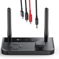 Long Range Bluetooth 5.3 Transmitter Receiver For TV Home Stereo Audio Adapter