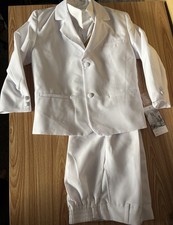 White First Communion Suit for