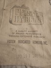 Pfister Hybrids Seed Corn Cloth Bag Vintage One Bushel Sack Farm Advertising — photo 3
