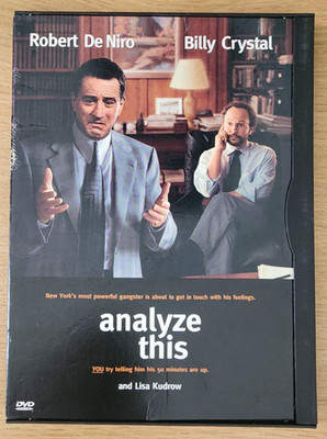 Analyze This (DVD, 1999, Widescreen, Snap Case) Robert De Niro, Billy Crystal