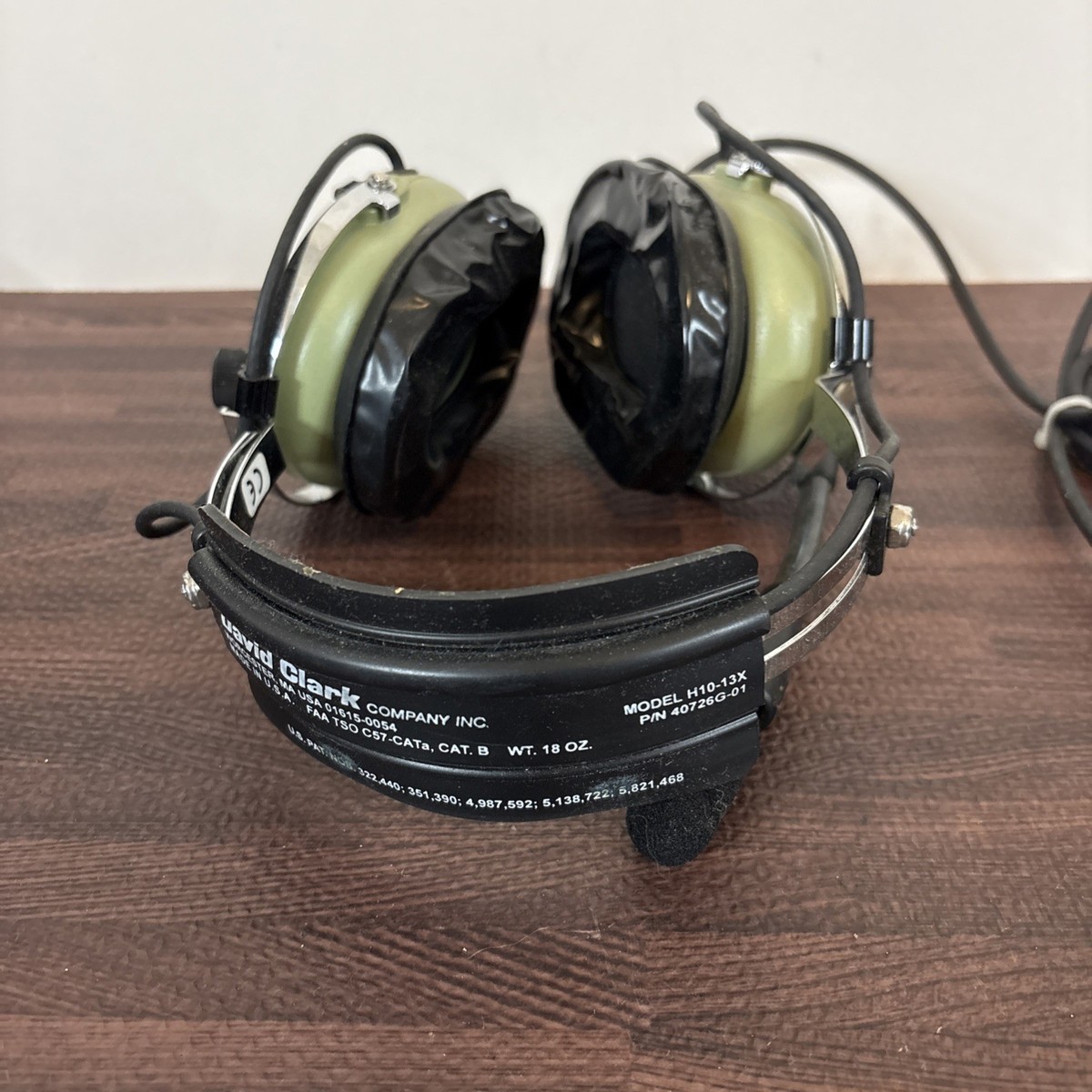 David Clark H10-13X ANR Aviation Headset Dual Plug Headset - Not