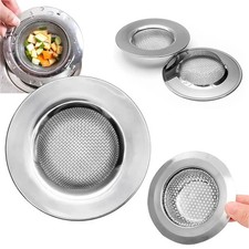 Stainless Steel Mesh Sink Strainer Filter Bathroom Drain Hole Sewer Screen