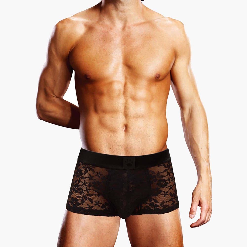 Bóxer Prowler - Encaje En Oferta Ropa Interior Sexy Merodeador Baúl De Encaje Negro Gay Masculino Lencería