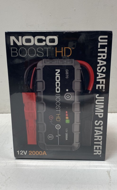 NOCO Boost HD GB70 12V 2000A Lithium Jump Starter 8.0L Gas 6.0L Diesel New