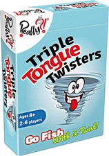Really?! Fun Family Games Go Fish With A Twist - Triple Tongue Twisters Card Ga