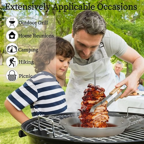Vertical Skewer Al Pastor Skewer Stainless Steel Brazilian Skewers El Pastor ... - Picture 5 of 6