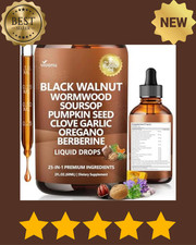 Parasite Cleanse Tincture/Extract-Wormwood,Black Walnut Hull, Clove,Best Quality