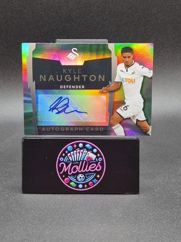 2017-18 Kyle Naughton Topps Premier League Platinum Auto Swansea City