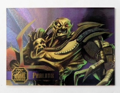 95 Flair Marvel Annual Phalanx PowerBlast Card #24 of 24 Fleer