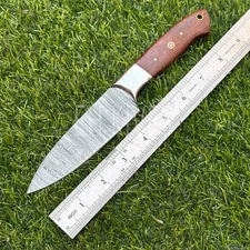 9'' Handmade Damascus Steak Knife - Premium Dining Table Cutlery Sharp Blade