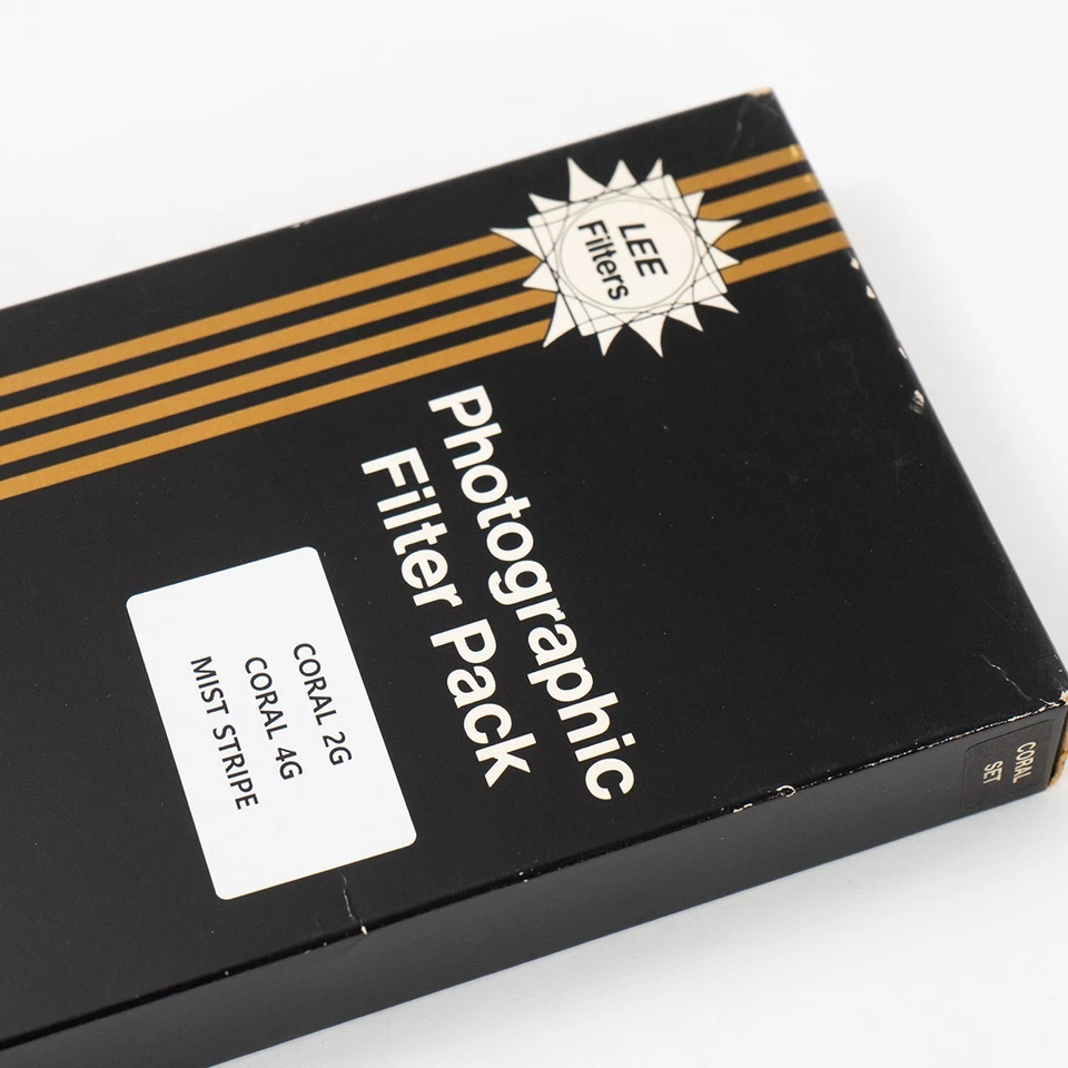 Original Lee Filters 100*150 Photographic Filter Pack [Coral 2G/4G/Mist Stripe] - Image 3 of 4