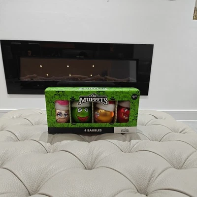 ASDA / GEORGE The Muppets - Christmas Baubles - Asda 2025 - Complete Set. Kermit Miss Piggy