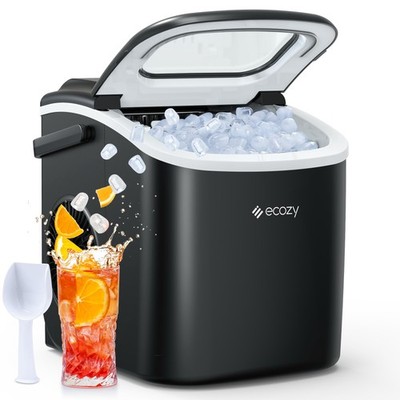 Ecozy Countertop Ice Maker with Carry Handle