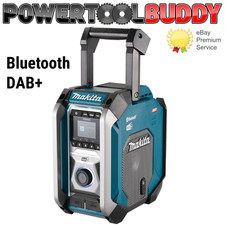 Makita Radio MR007GZ Bluetooth DAB/DAB+ Digital Radio Blue - All Batteries