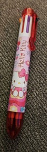 Jumbo Japanese Sanrio Hello Kitty Multi Color Clicker Pen Vintage '00s RARE!😽🖊