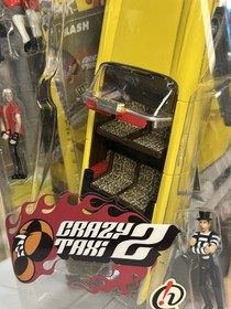 New GamePro 2001 Sega Crazy Taxi 2 Slash Action Figure Dreamcast Joy Ride