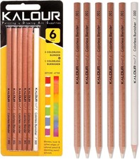 Colorless Blender and Burnisher Pencils Set Non pigmented Wax Based Pencil