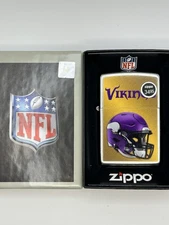 Minnesota Vikings Helmet NFL Chrome Zippo Lighter NEW