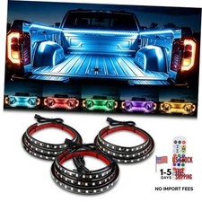 3Pcs 60 Inch RGB Truck Bed Light Strips LED with RF Remote 3 60 IN-RGBX3