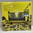 Metallica - 72 Seasons 2023 Yellow Black Swirl Vinyl Record Blackened Records