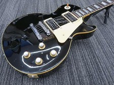 (Burny) Super Grade Model Black Made in Japan 1980s LP Type Electric Guitar MOD