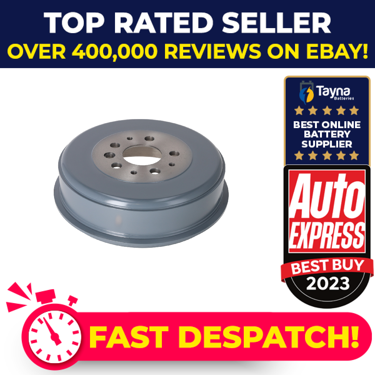2x Brake Drums (Pair) fits VW CARAVELLE Mk4 2.5 Rear 90 to 96 Set 701609617 Febi