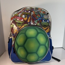 Nickelodeon TMNT Kids Backpack 16 x12 Nostalgia Teenage Mutant Ninja Turtles