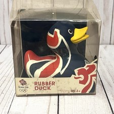 2012 Team Great Britain Rubber Duck NIB Jeep Rubber Duck Soccer Duck