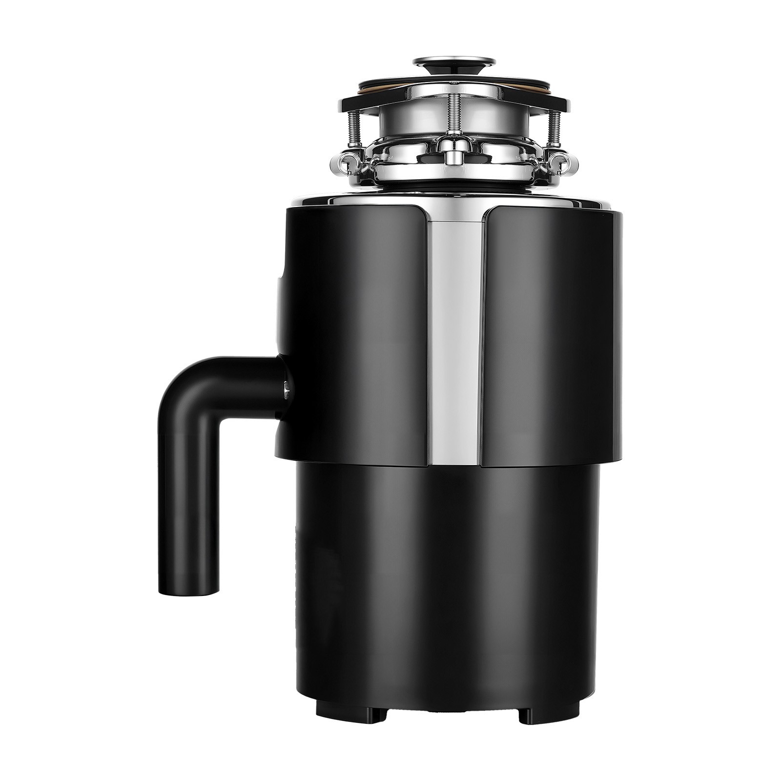 Uimoso 3/4HP 1500RPM Continuous Food Waste Disposal Unit with 3-Bolt Mount